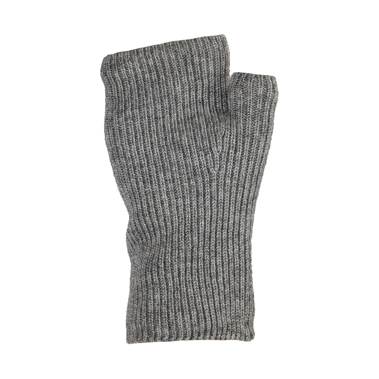 "Ash" Knitted Fingerless Mittens