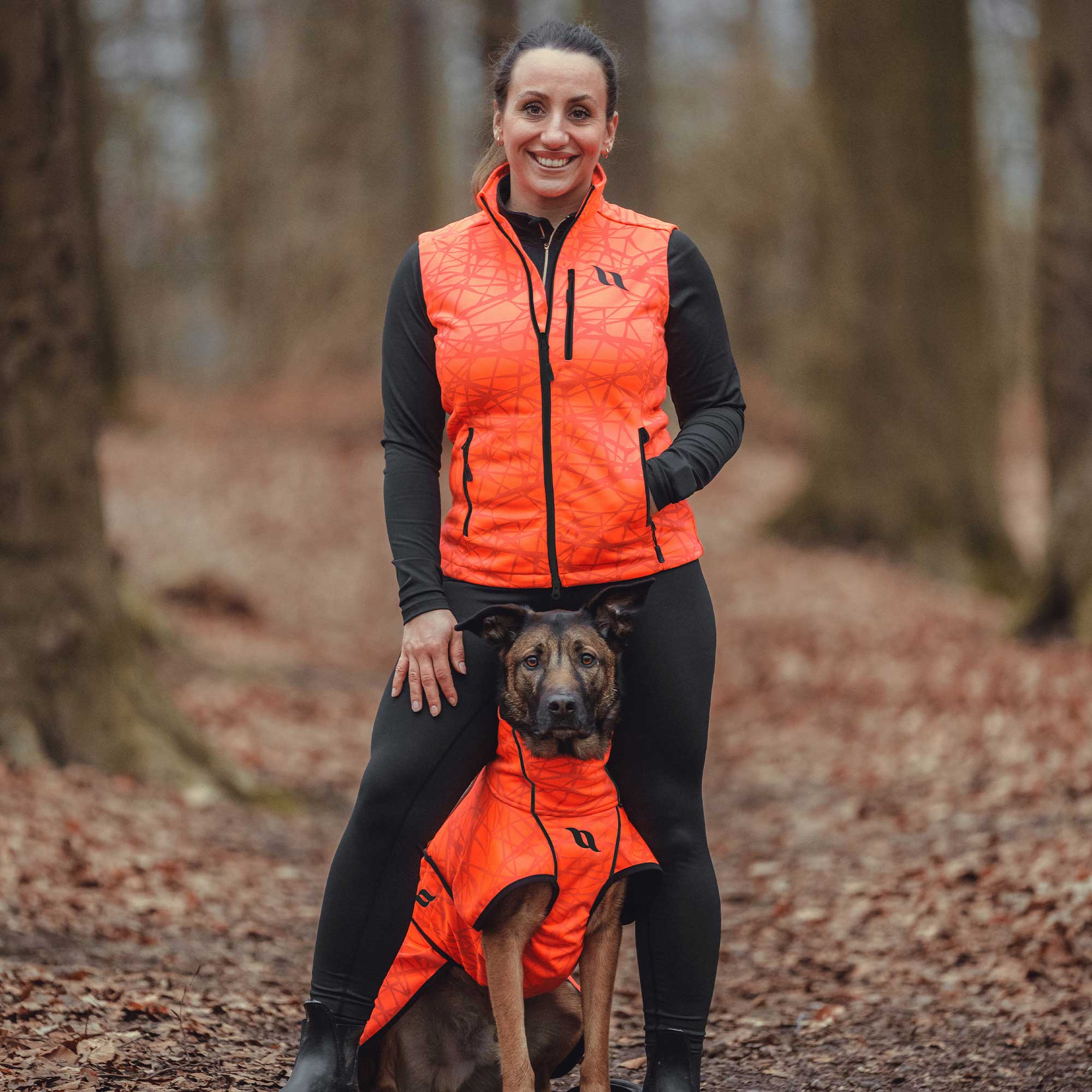 Dames reflecterende bodywarmer, Stijl "Flash"