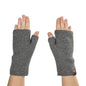 "Ash" Knitted Fingerless Mittens