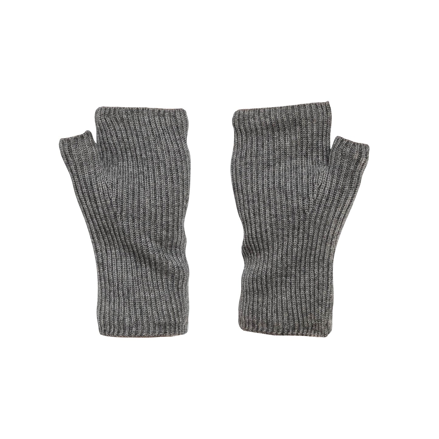"Ash" Knitted Fingerless Mittens