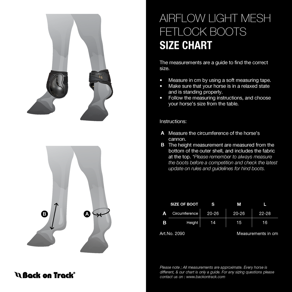 Airflow Light Mesh Fetlock Boots